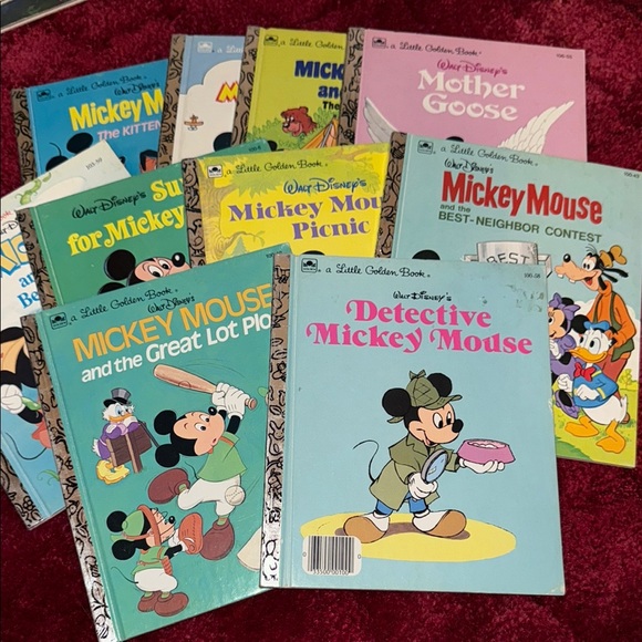 Disney Little Golden Books Mickey Mouse Collection